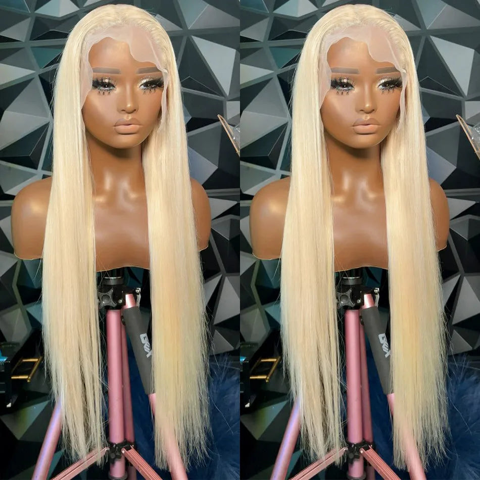 30 Inch 613 Blonde Bone Straight Human Hair Wig