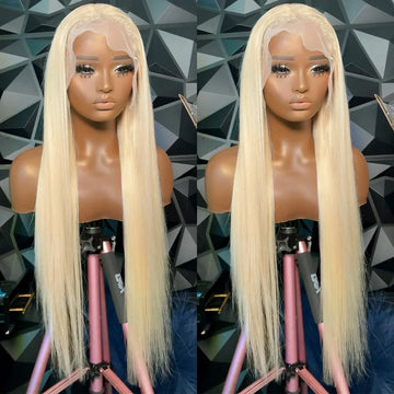 30 Inch 613 Blonde Bone Straight Human Hair Wig